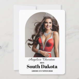 Elegant Essentials Pageant Autograph Card