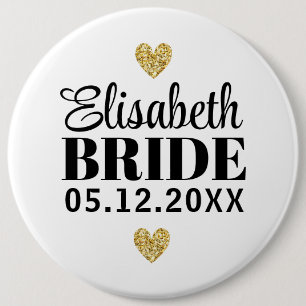 Élégant et Simple Pour Demoiselle D'Honneur 6 Inch Round Button