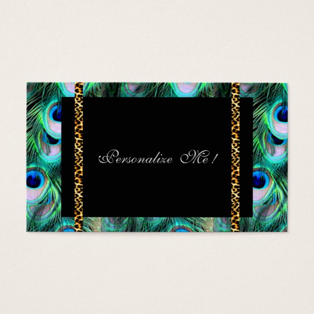 Élégant et tendance moderne fille Peacock & Leopar (Devant)