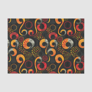 Elegant Ethnic African Pattern with Rich Details Tissue Paper