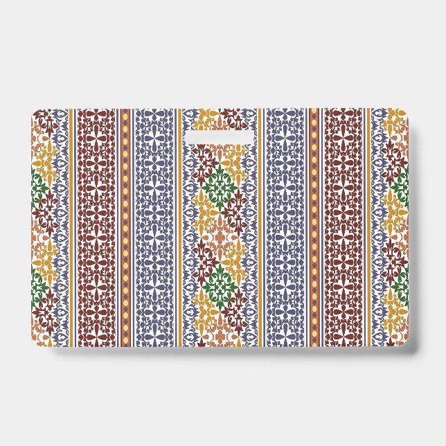 elegant ethnic pattern   badge (Front)