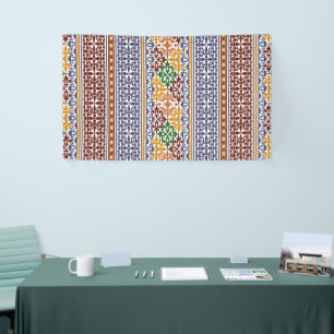 elegant ethnic pattern banner