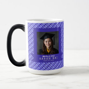 Elegant Ethnic Pattern Friend Grdauation Magic Mug