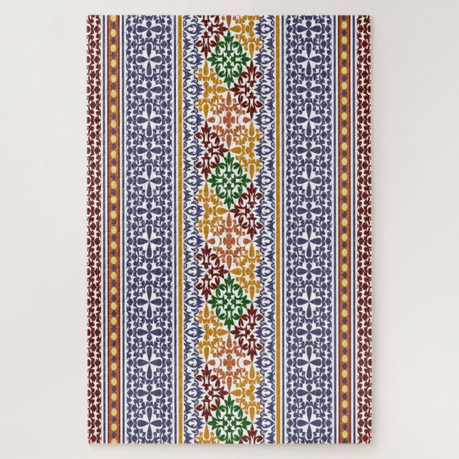elegant ethnic pattern   jigsaw puzzle (Vertical)
