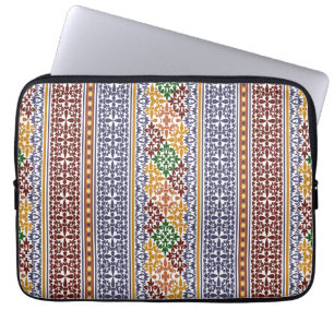 elegant ethnic pattern laptop sleeve
