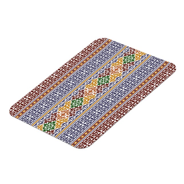 elegant ethnic pattern   magnet (Left Side)