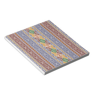 elegant ethnic pattern notepad