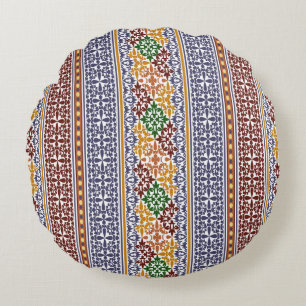 elegant ethnic pattern  round pillow