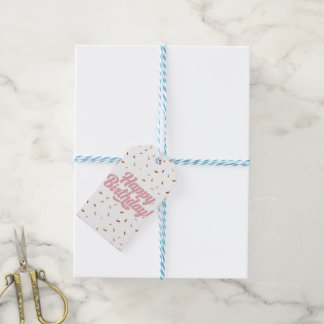 🎁✨Élégant Étiquette de Cadeau d'Anniversaire