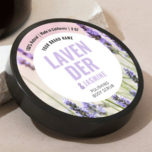 Élégant Étiquette de lotion de frottement du corps