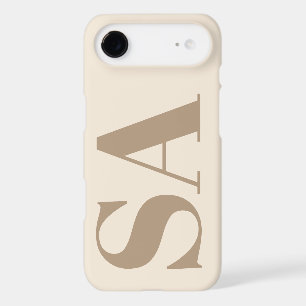 élégant Étui Case-Mate blanc antique avec monogram