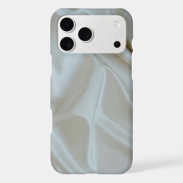Élégant étui de téléphone en texture de soie | Lux (Verso)