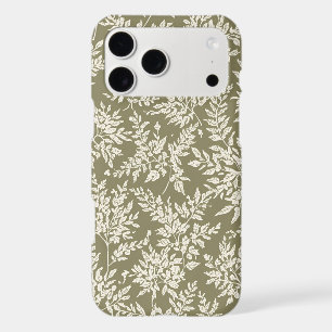 Élégant Étui de Téléphone Fleur Branches Botanique
