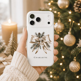 Élégant Étui de Téléphone Personnalisé avec Nœud d