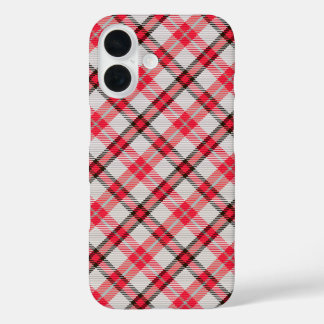 Élégant Étui iPhone 16 Rouge Cerise