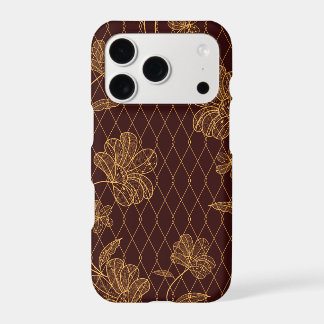 Élégant Étui Téléphone en Ligne Artistique Fleur O
