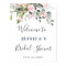 Elegant Eucalyptus Blush Roses Bridal Shower