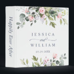 Elegant Eucalyptus Blush Roses Floral Wedding Binder<br><div class="desc">Elegant Eucalyptus Blush Roses Floral Wedding 3 ring binder. 
Customizable floral binder featuring watercolor hydrangeas,  peonies,  anemones and foliage. This floral binder will be perfect for personal use and an event like weddings,  bridal showers and baby showers.</div>