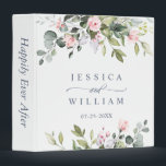 Elegant Eucalyptus Blush Roses Floral Wedding Binder<br><div class="desc">Elegant Eucalyptus Blush Roses Floral Wedding 3 ring binder. 
Customizable floral binder featuring watercolor hydrangeas,  peonies,  anemones and foliage. This floral binder will be perfect for personal use and an event like weddings,  bridal showers and baby showers.</div>