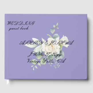 Elegant eucalyptus botanical Guest Book