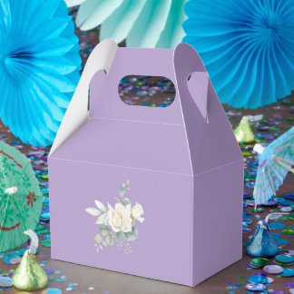 Elegant eucalyptus botanical Summer Wedding Favor Box