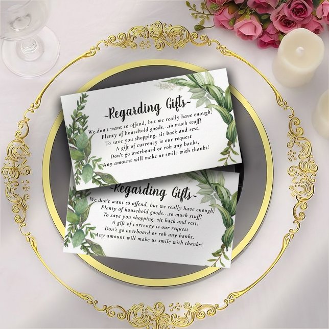 Elegant Eucalyptus Fund Collecting Insert Cards (Creator Uploaded)