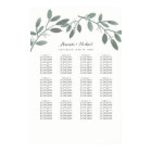 Elegant Eucalyptus Garden Wedding Seating Chart