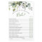 Elegant Eucalyptus Greenery Bridal Shower Game