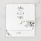 Elegant Eucalyptus Greenery Folded Place Card