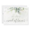 Elegant Eucalyptus Greenery Maid Of Honour Proposa