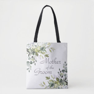 Elegant Eucalyptus Greenery Mother of the Groom Tote Bag