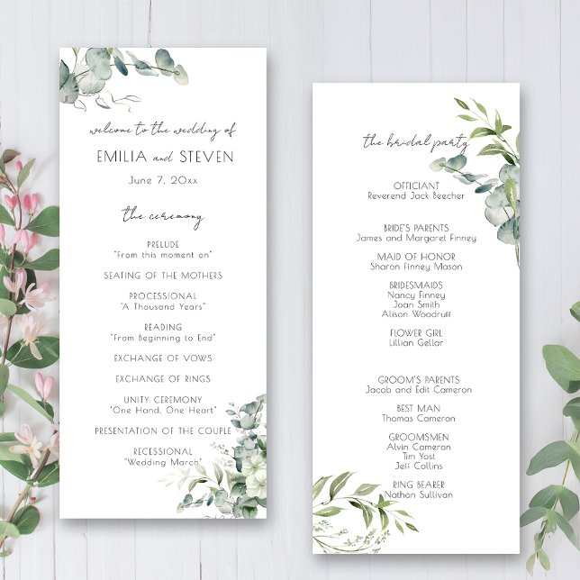 Elegant Eucalyptus Greenery Program (Creator Uploaded)