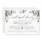 Elegant Eucalyptus Greenery Rehearsal Dinner