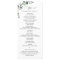 Elegant Eucalyptus Greenery Wedding Program