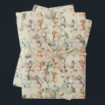 Elegant Eucalyptus Leaves Wrapping Paper Sheet<br><div class="desc">Elegant eucalyptus leaves wrapping paper is perfect for any gift-giving occasion - perfect for weddings,  bridal showers,  birthdays,  and baby showers.</div>