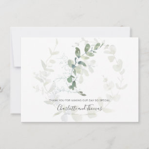 Elégant Eucalyptus Merci Mariage