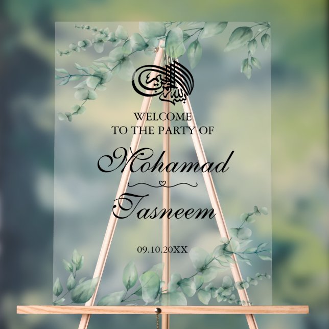 Elégant Eucalyptus Musulman Musulman Arabe (Neutre)