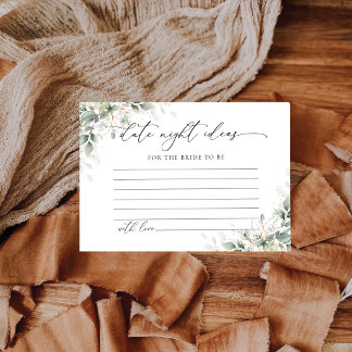 Elegant Eucalyptus Wedding Enclosure Card