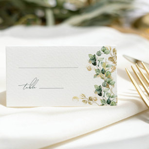 Elegant Eucalyptus Wedding Place Cards