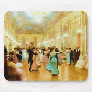 Elegant Evening (Dancing at the Palace Ball) Mouse Pad