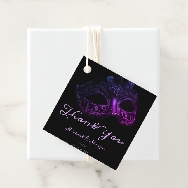 Elegant Evening Favour Tags (In Situ)