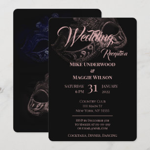 Elegant Evening Wedding Party Invitation