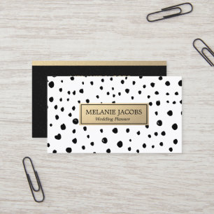 elegant event planner business card