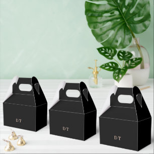 Elegant Executive DT Monogram Gold Presidential Favor Box