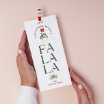 Elegant Fa La La Christmas Photo Personalized<br><div class="desc">Elegant Fa La La Christmas Photo Personalized Family Name Modern Christmas Cards features the text "Christmas Wishes Fa La La" in elegant modern script typography. Add your favourite photo on the reverse. Perfect for Christmas to send to friends and family. PHOTO TIP: centre your photos before uploading to Zazzle. Designed...</div>