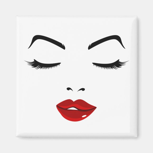 Elegant Face Magnet (Front)