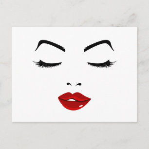Elegant Face Postcard