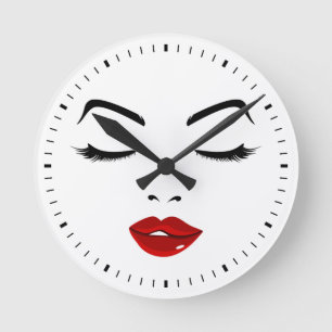 Elegant Face Round Clock