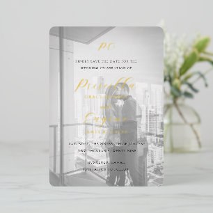 Élégant Faire-Part de Mariage Classique