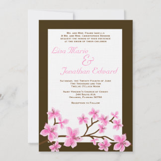 Élégant Faire-part de mariage Lily Rose 5x7